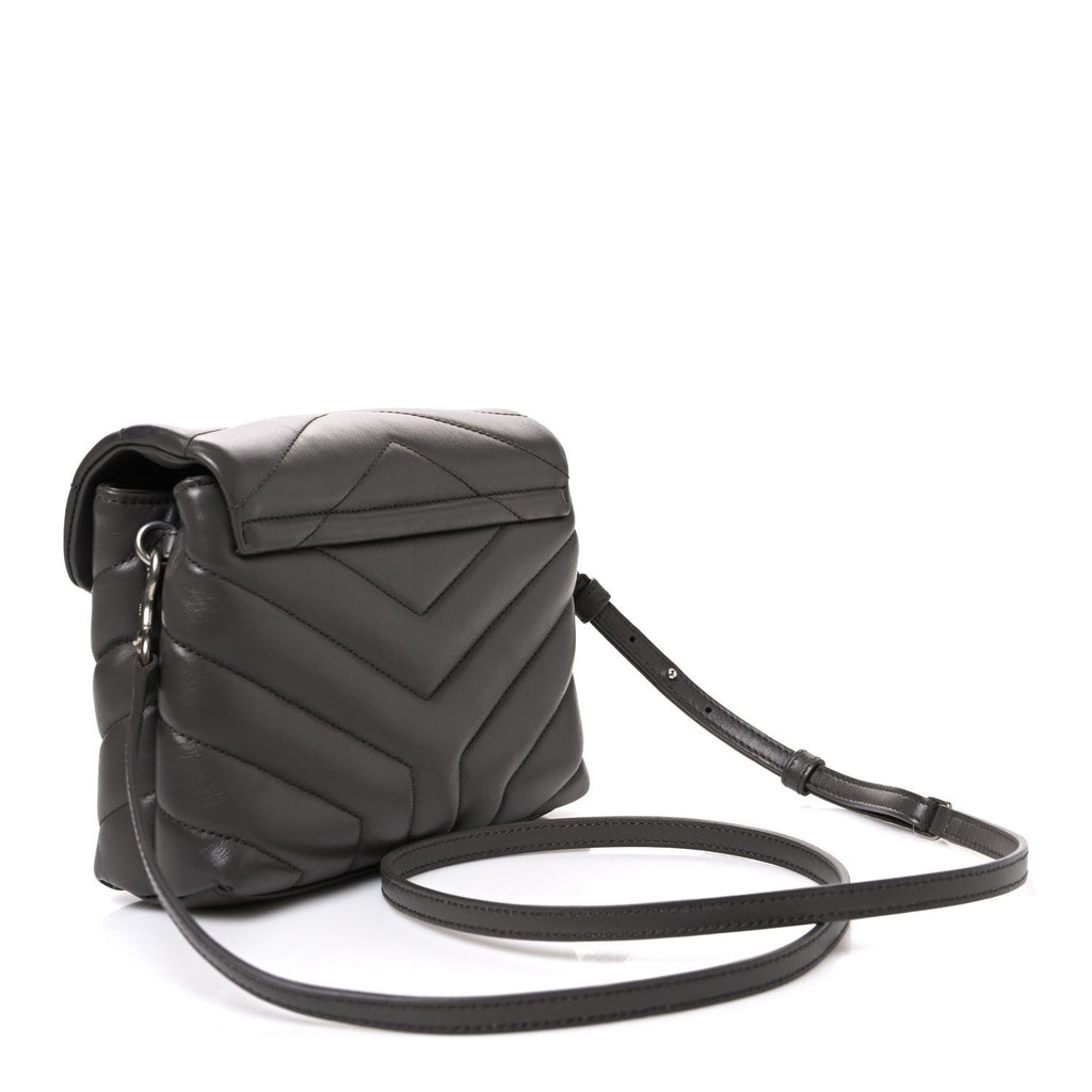 Calfskin Y Quilted Monogram Toy Loulou Crossbody Bag Earth