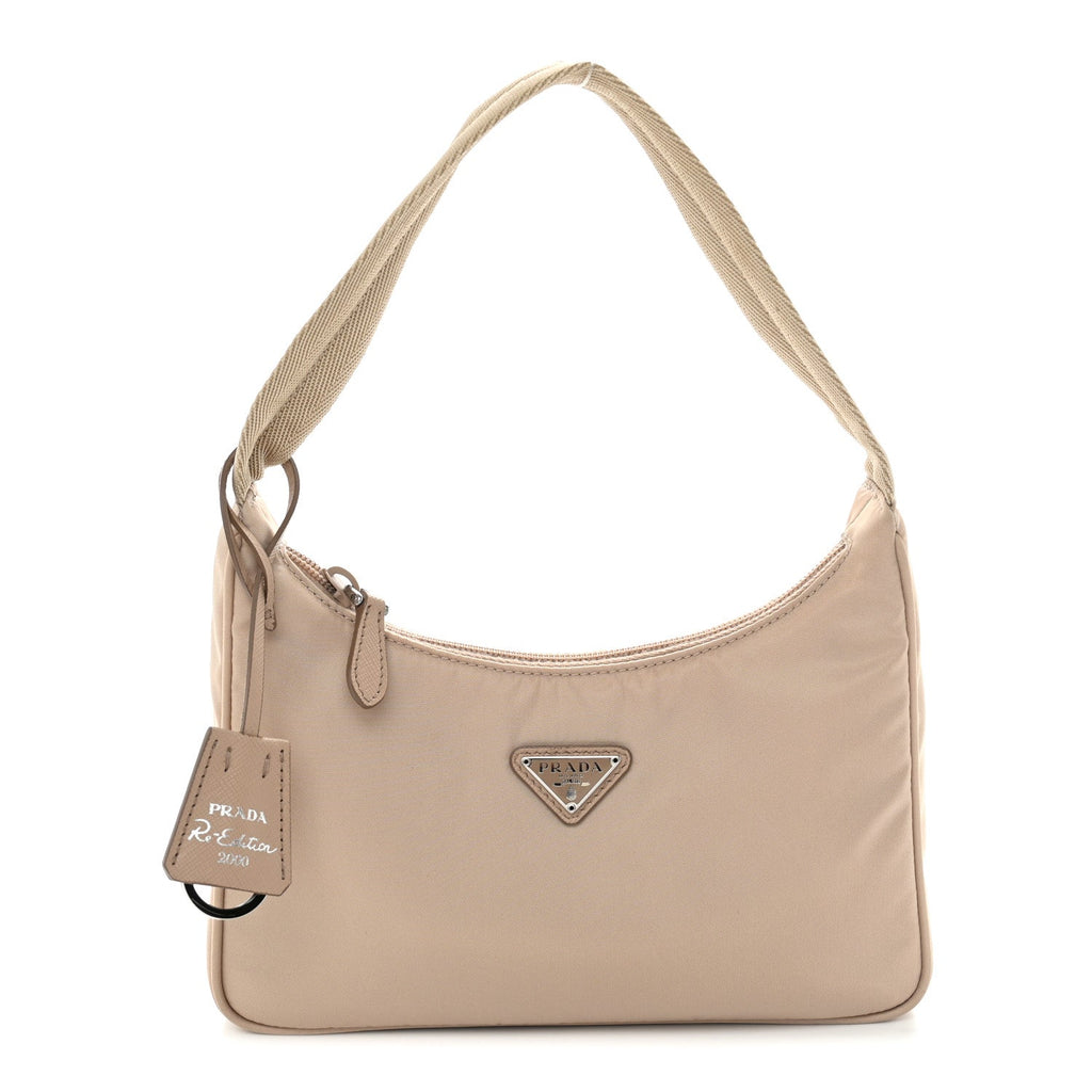 Tessuto Nylon Mini Re-Edition 2000 Bag Cammeo