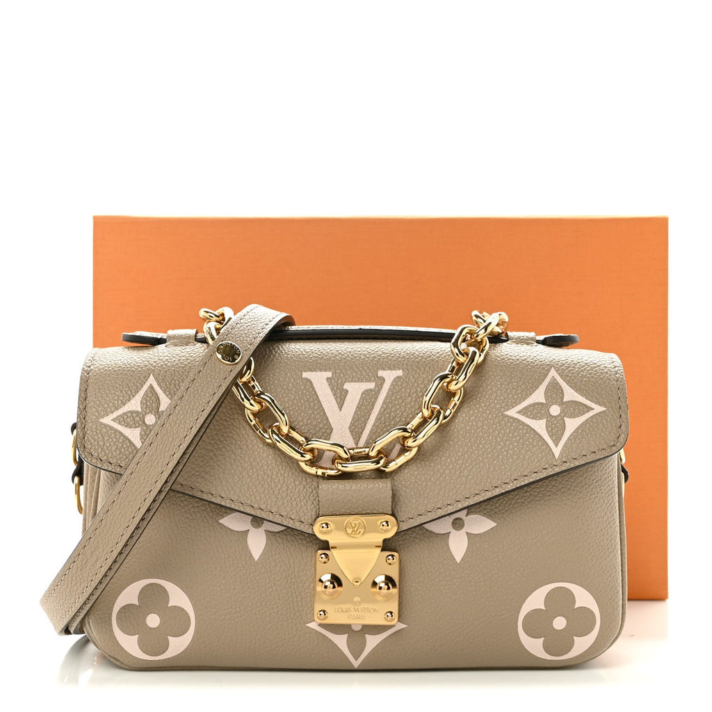 Empreinte Monogram Giant Pochette Metis East West Tourterelle Creme