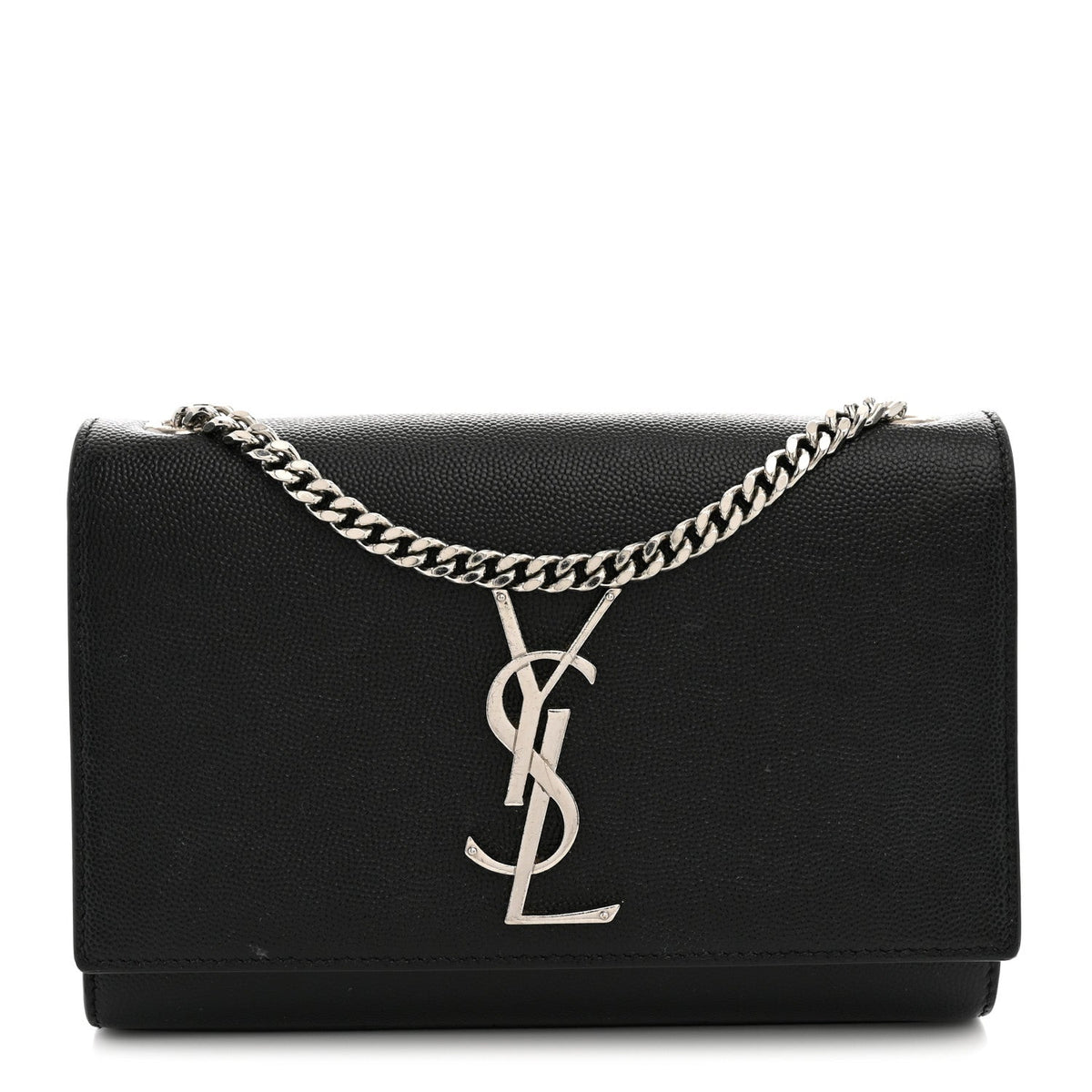 Grain De Poudre Small Monogram Kate Satchel Black