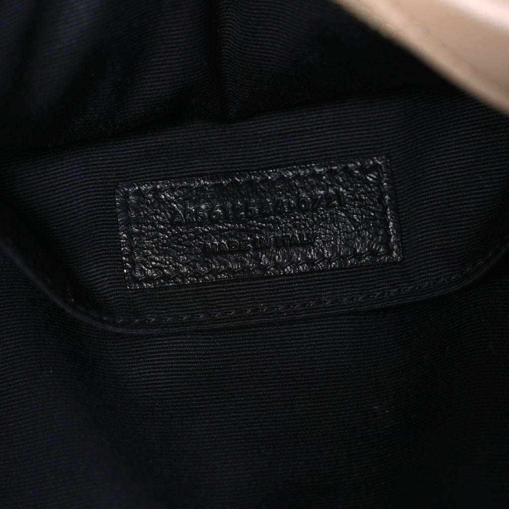 Calfskin Matelasse Monogram Lou Camera Bag Dark Beige