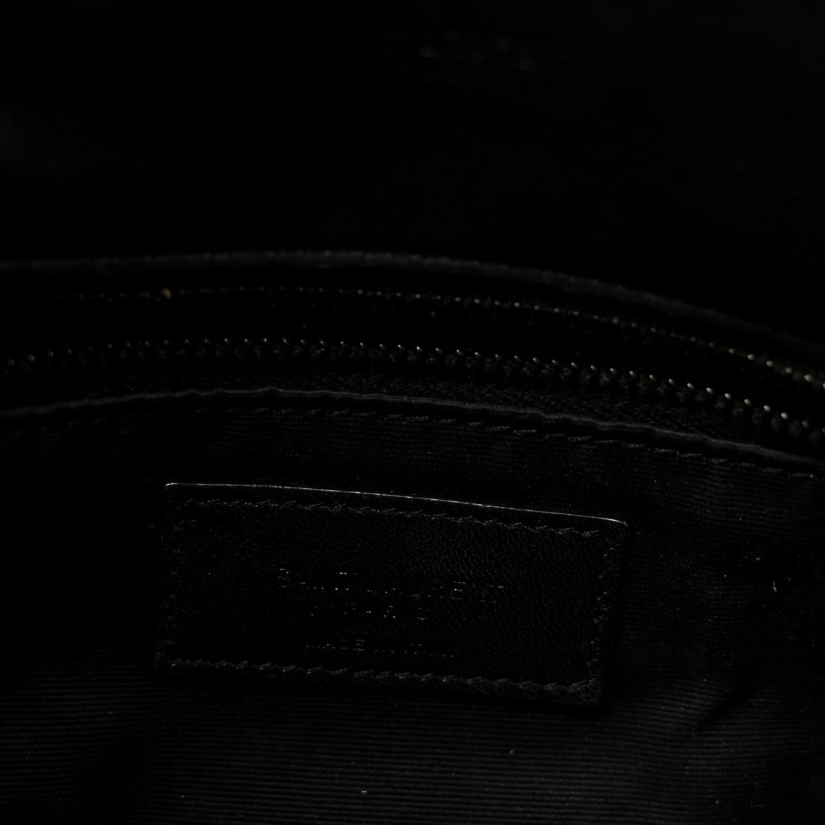 Lambskin Quilted Toy Loulou Puffer Monogram Monochrome Chain Satchel Black