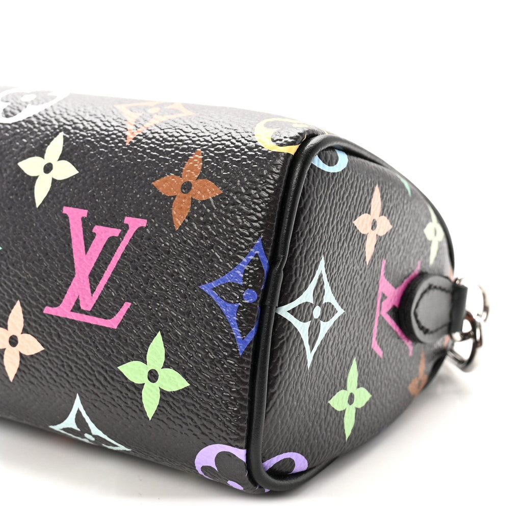 LV X TM Monogram Multicolor Nano Speedy Black