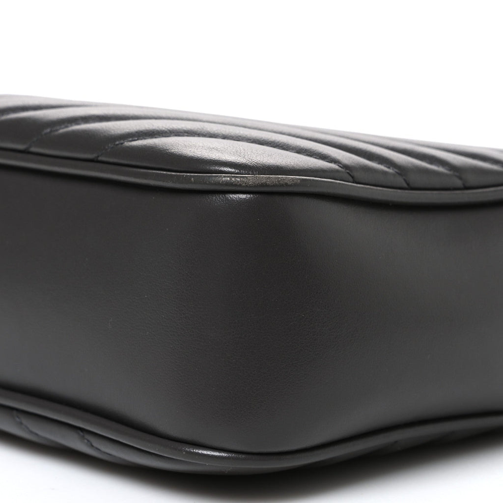 Calfskin Matelasse Monogram Lou Camera Bag Asphalt