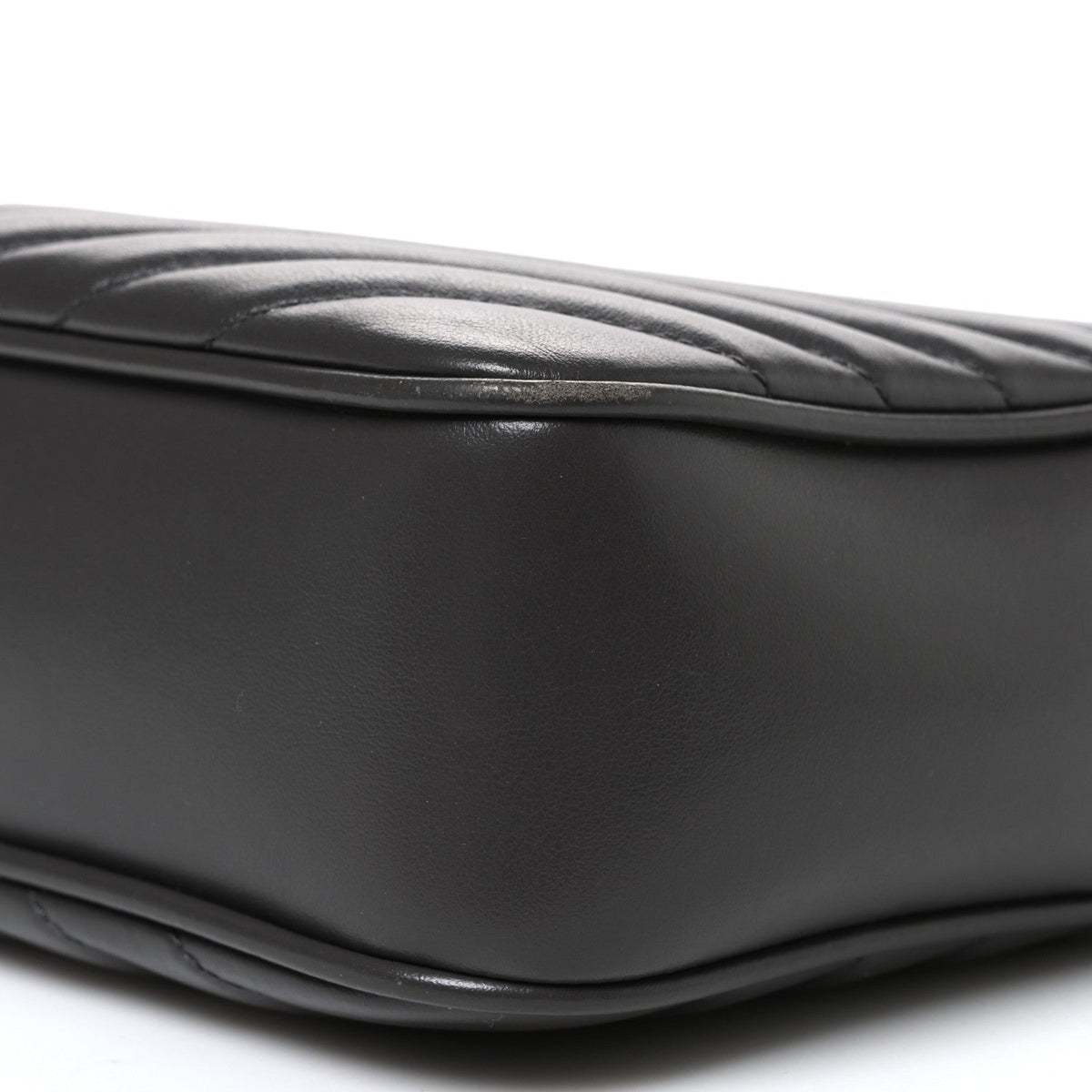 Calfskin Matelasse Monogram Lou Camera Bag Asphalt