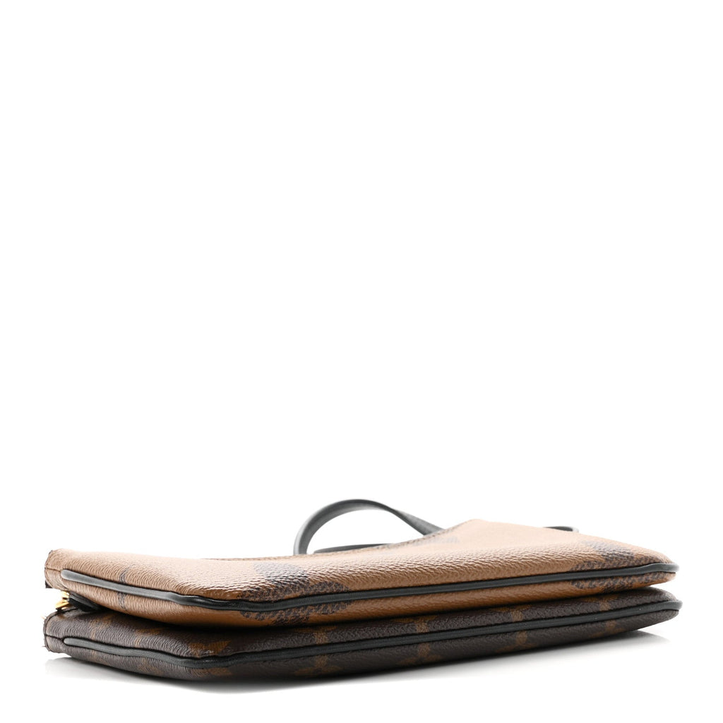 Reverse Monogram Giant Double Zip Pochette