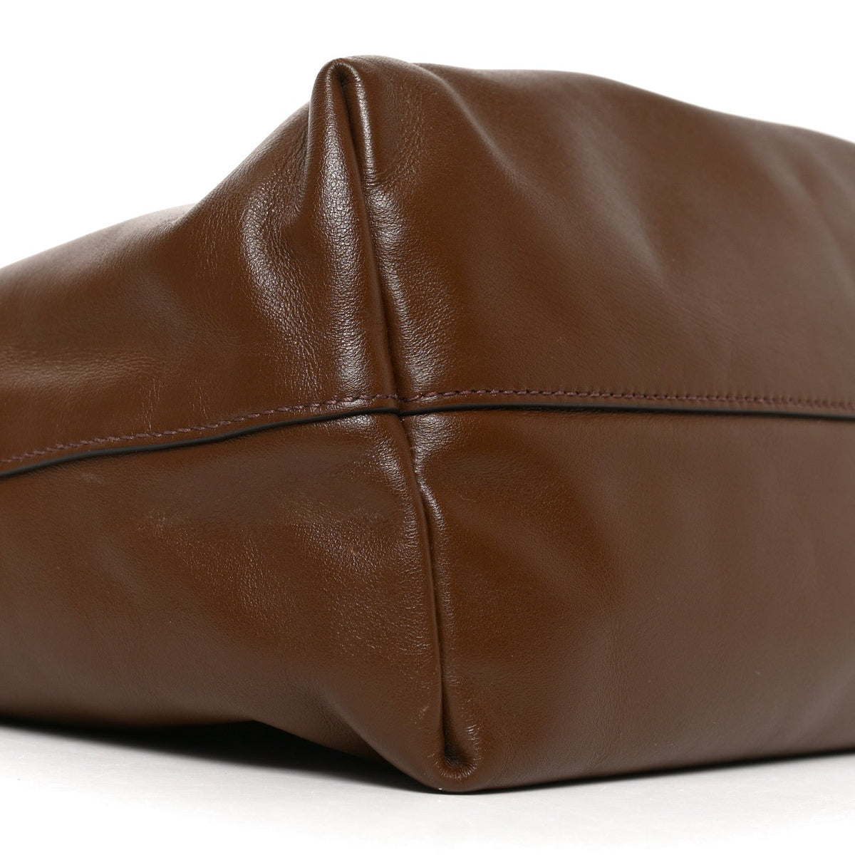Soft Calf Shopping Tote Palissandro