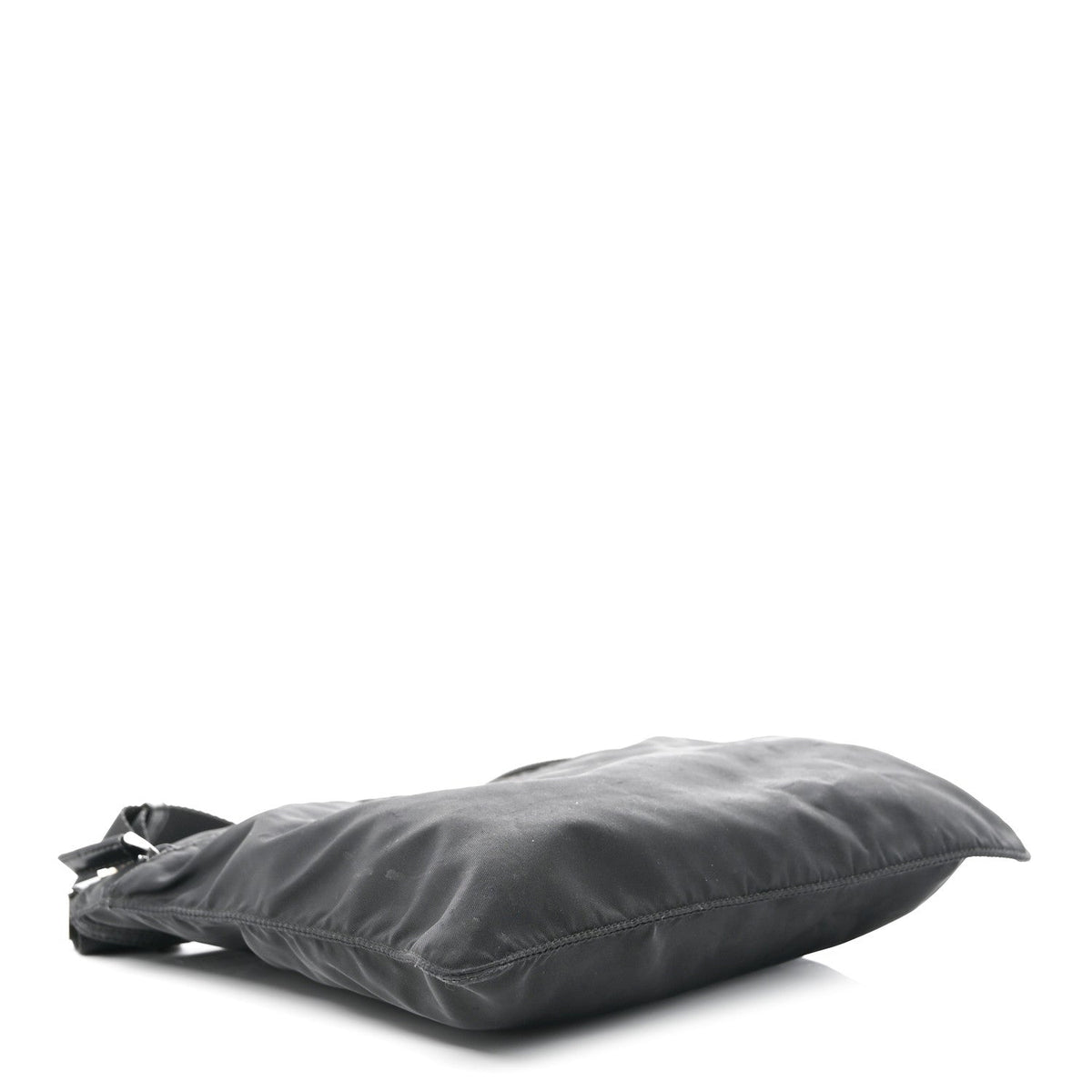 Nylon Vela Flat Messenger Bag Black