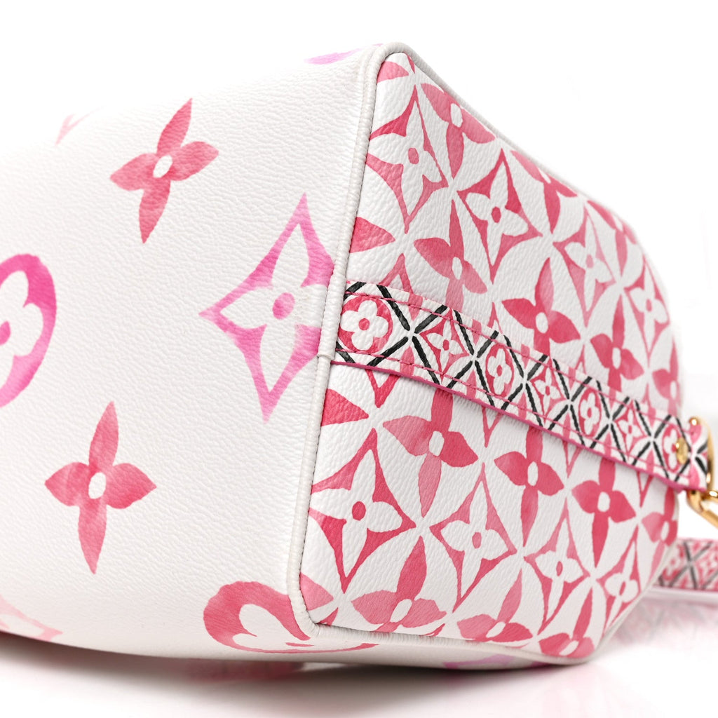 Monogram Giant By The Pool 2.0 Speedy Bandouliere 25 Rose