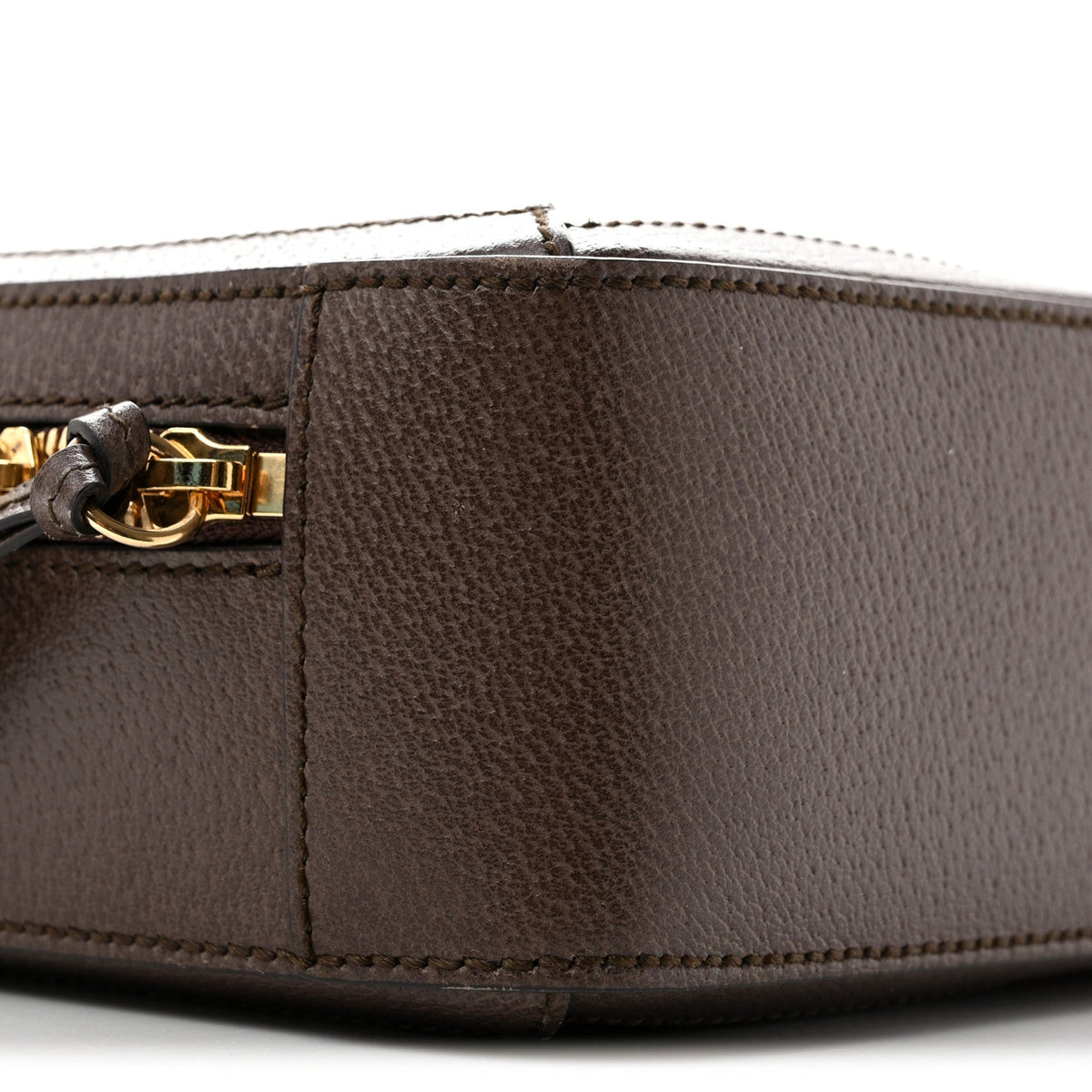 GG Supreme Monogram Web Small Ophidia Top Handle Shoulder Bag Brown