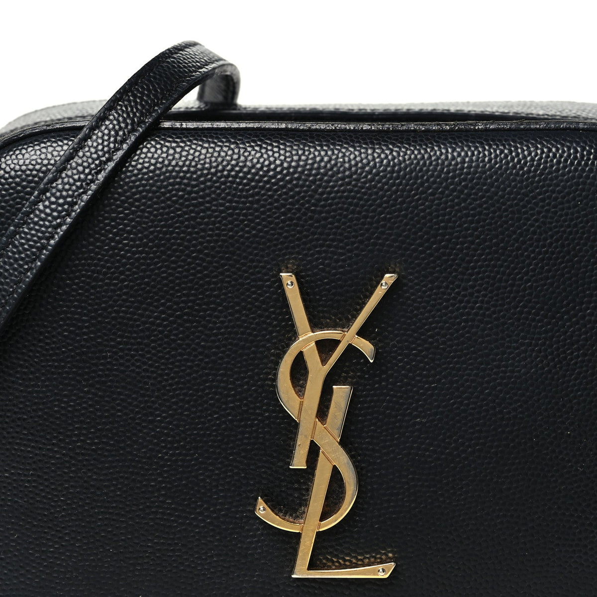 Grain De Poudre Small Classic Monogram Camera Bag Black