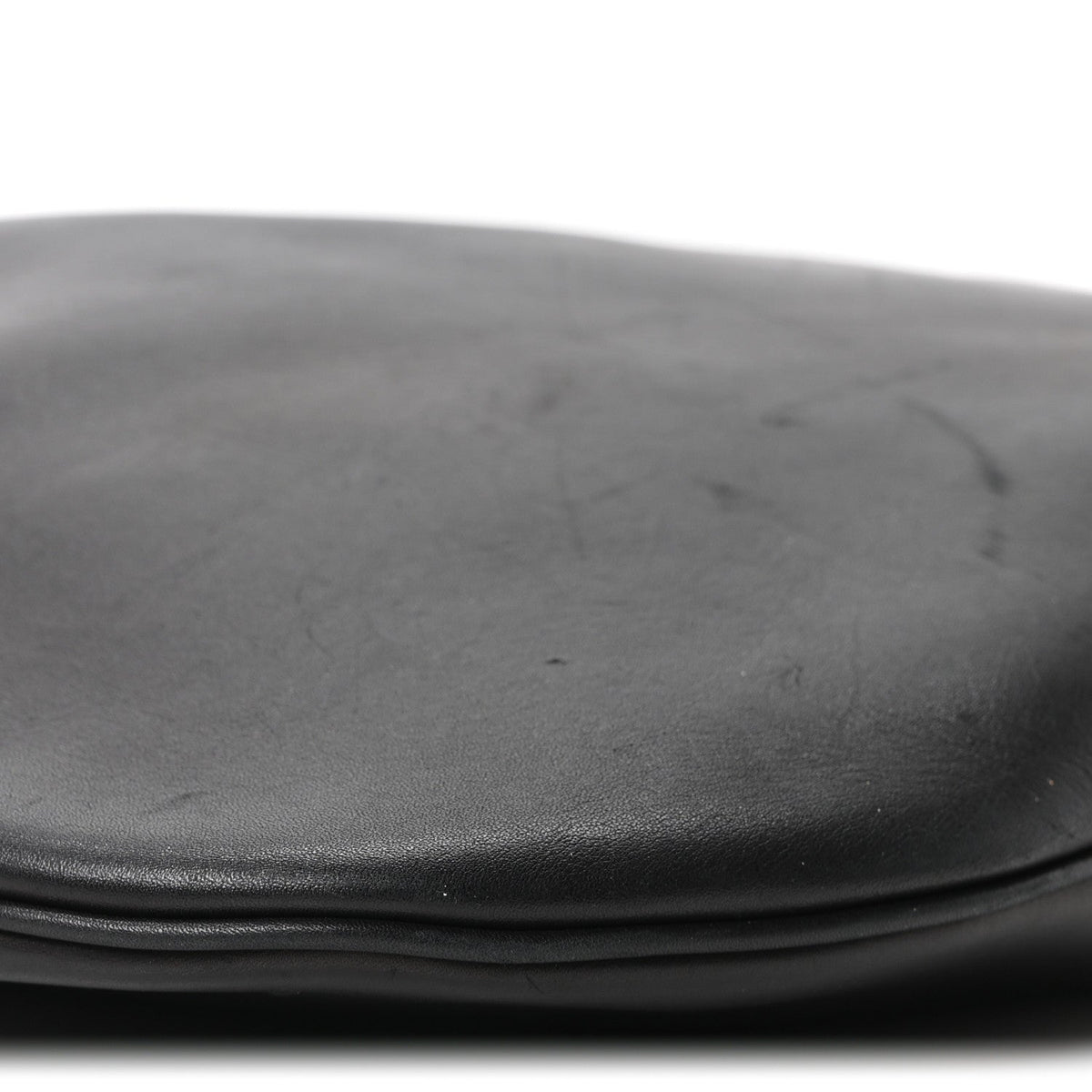 Smooth Calfskin Paris VII Large Flat Hobo Black