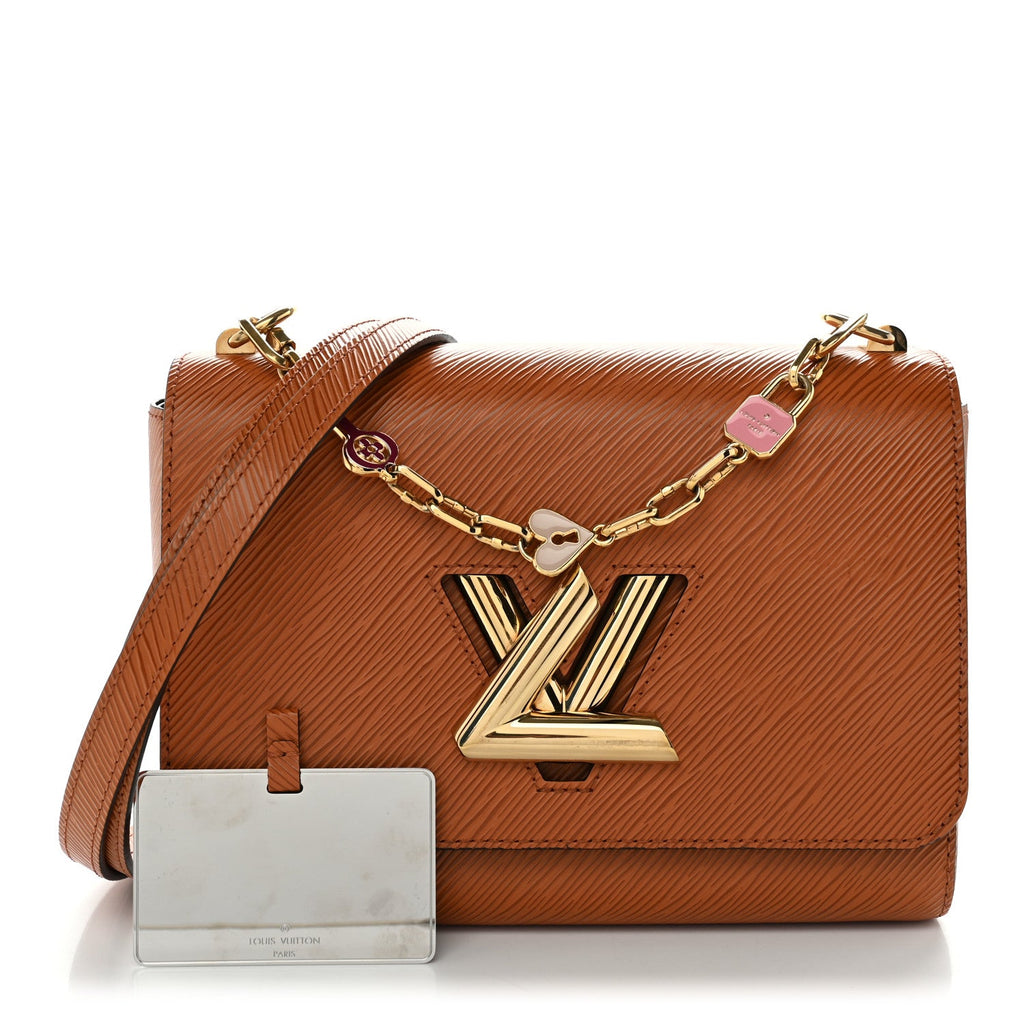 Epi Twist Shoulder Bag MM Gold Cipango