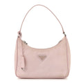 Re-Nylon Saffiano Mini Re-Edition 2005 Bag Alabastro