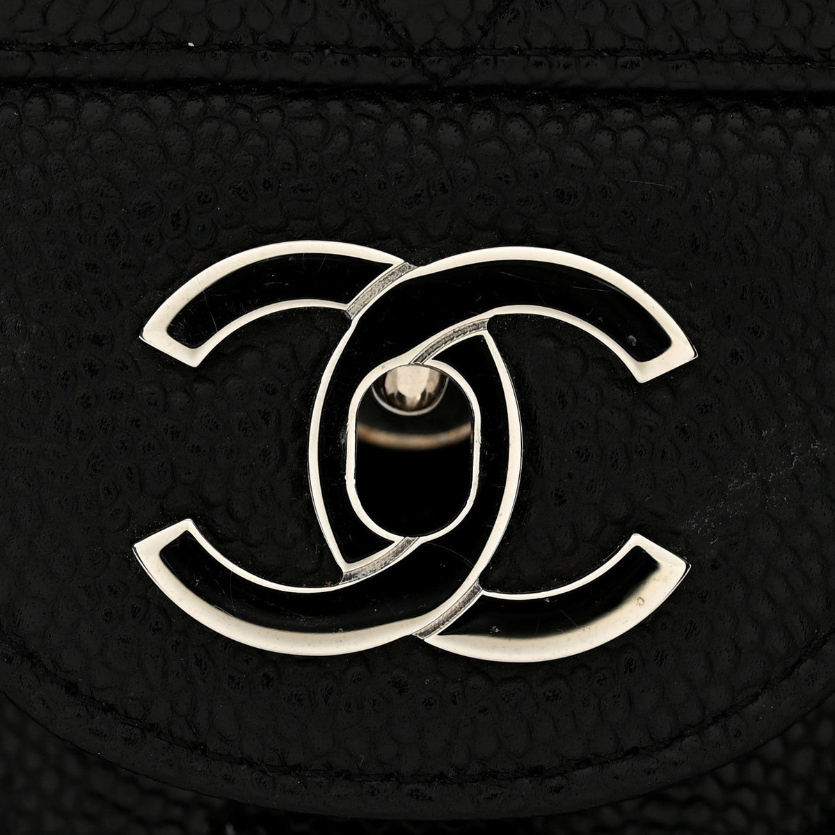 Caviar Quilted Jumbo Single Flap Black