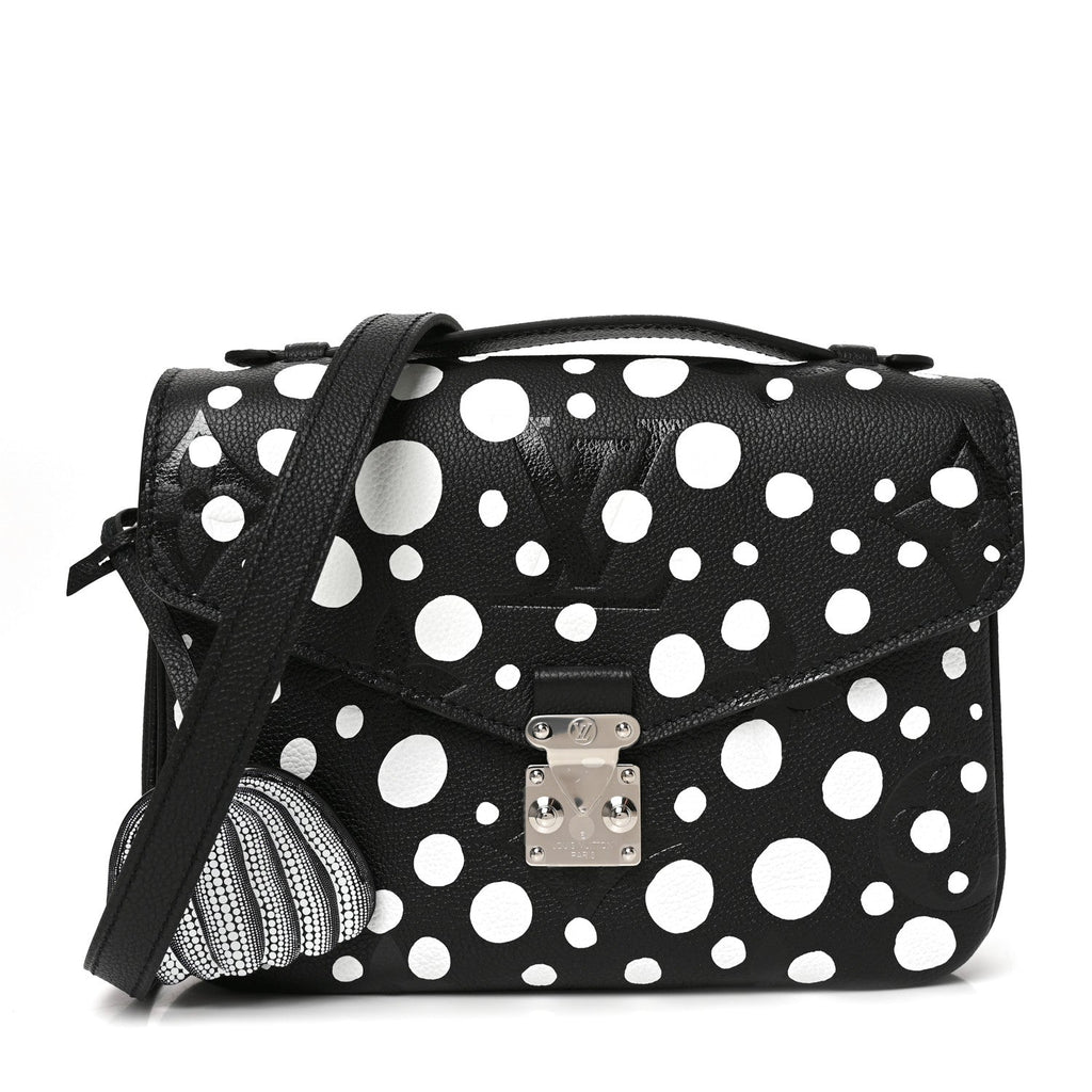 LV x YK Empreinte Monogram Giant Pochette Metis Black
