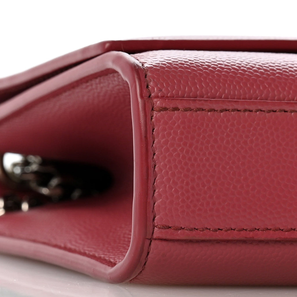 Grain De Poudre Small Classic Monogram Kate Satchel Mystic Rose