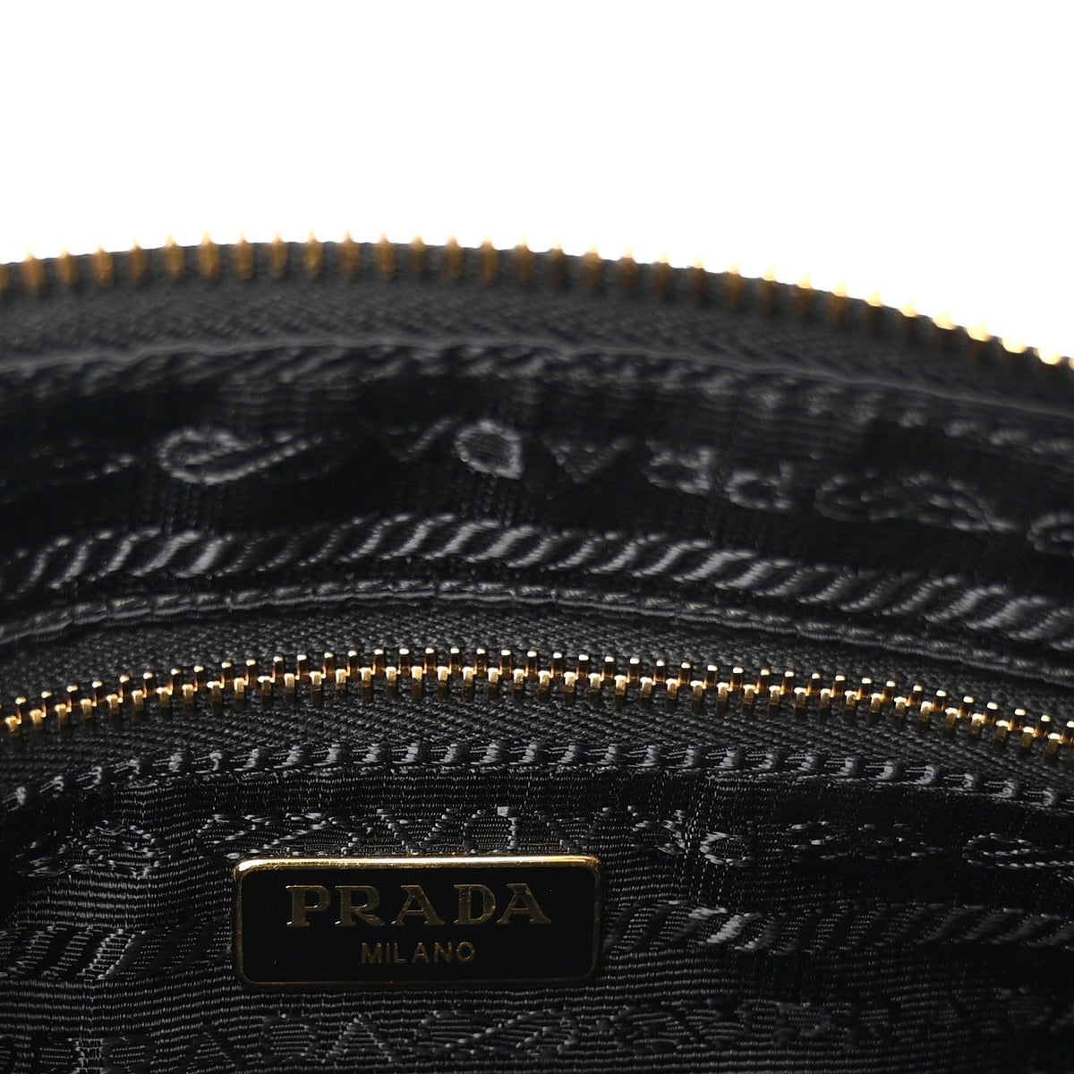 Tessuto Nylon Gaufre Shoulder Bag Black