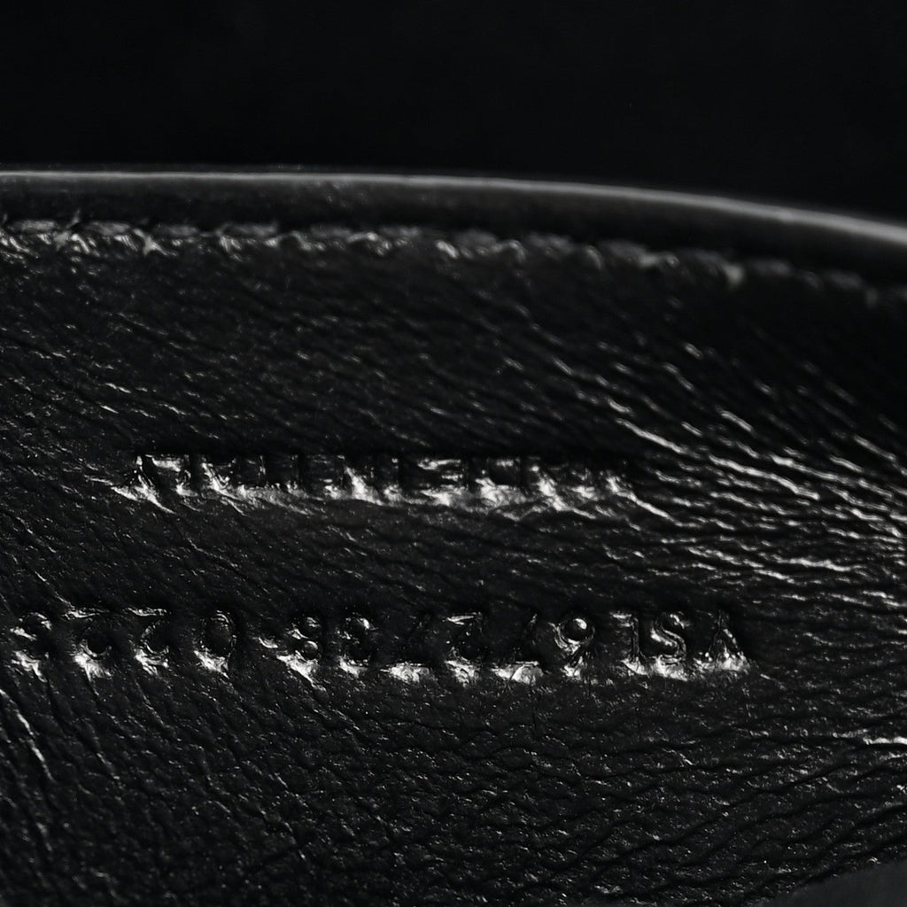 Lambskin Quilted Monogram Mini Nolita Black