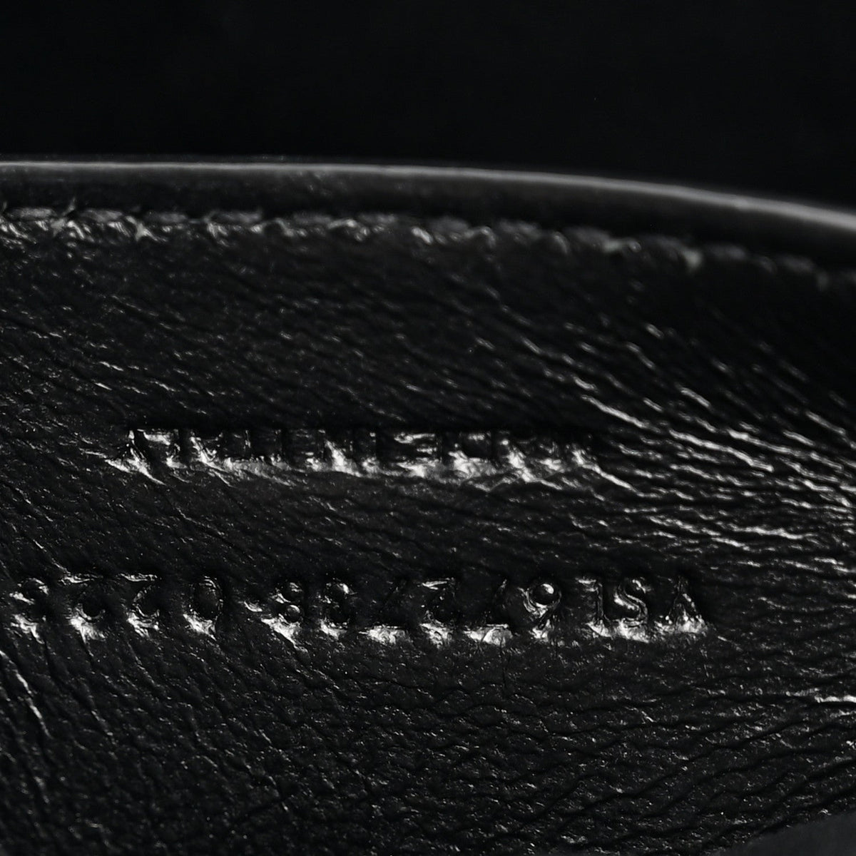 Lambskin Quilted Monogram Mini Nolita Black