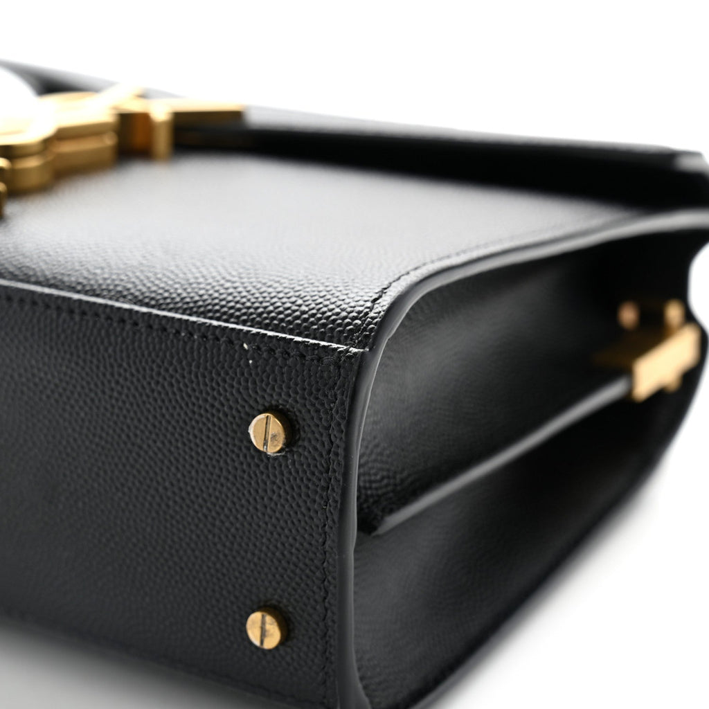 Grain de Poudre Mini Classic Monogram Cassandra Top Handle Black
