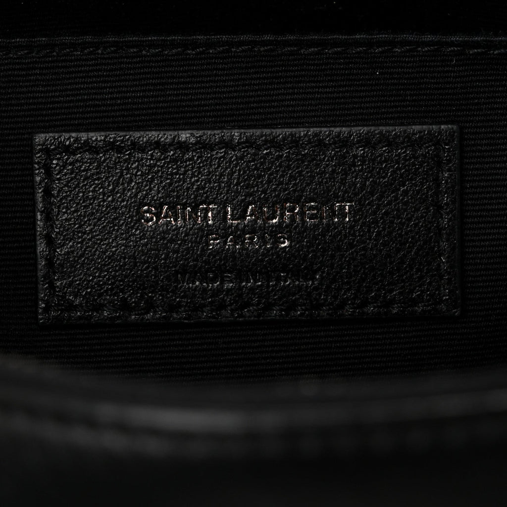 Calfskin Matelasse Monogram Lou Camera Bag Black