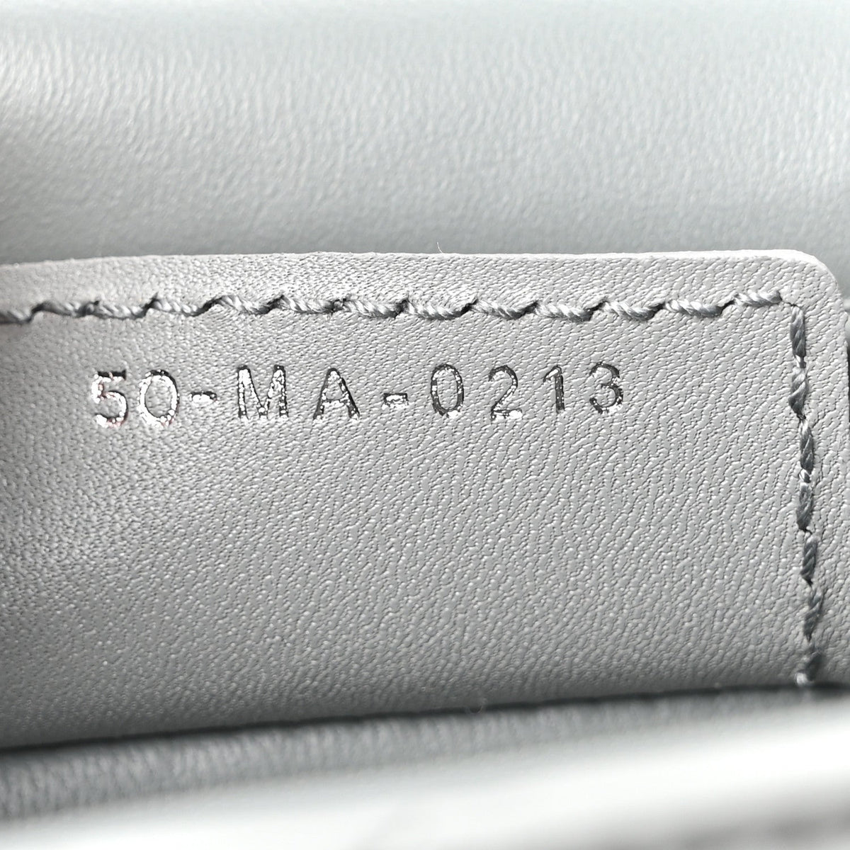 Calfskin Macrocannage Medium Caro Bag Iron Grey