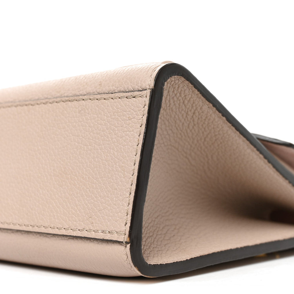 Soft Calfskin Mylockme Chain Bag BB Greige