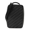 Calfskin Oblique Galaxy Perforated World Tour Pelle Sling Black