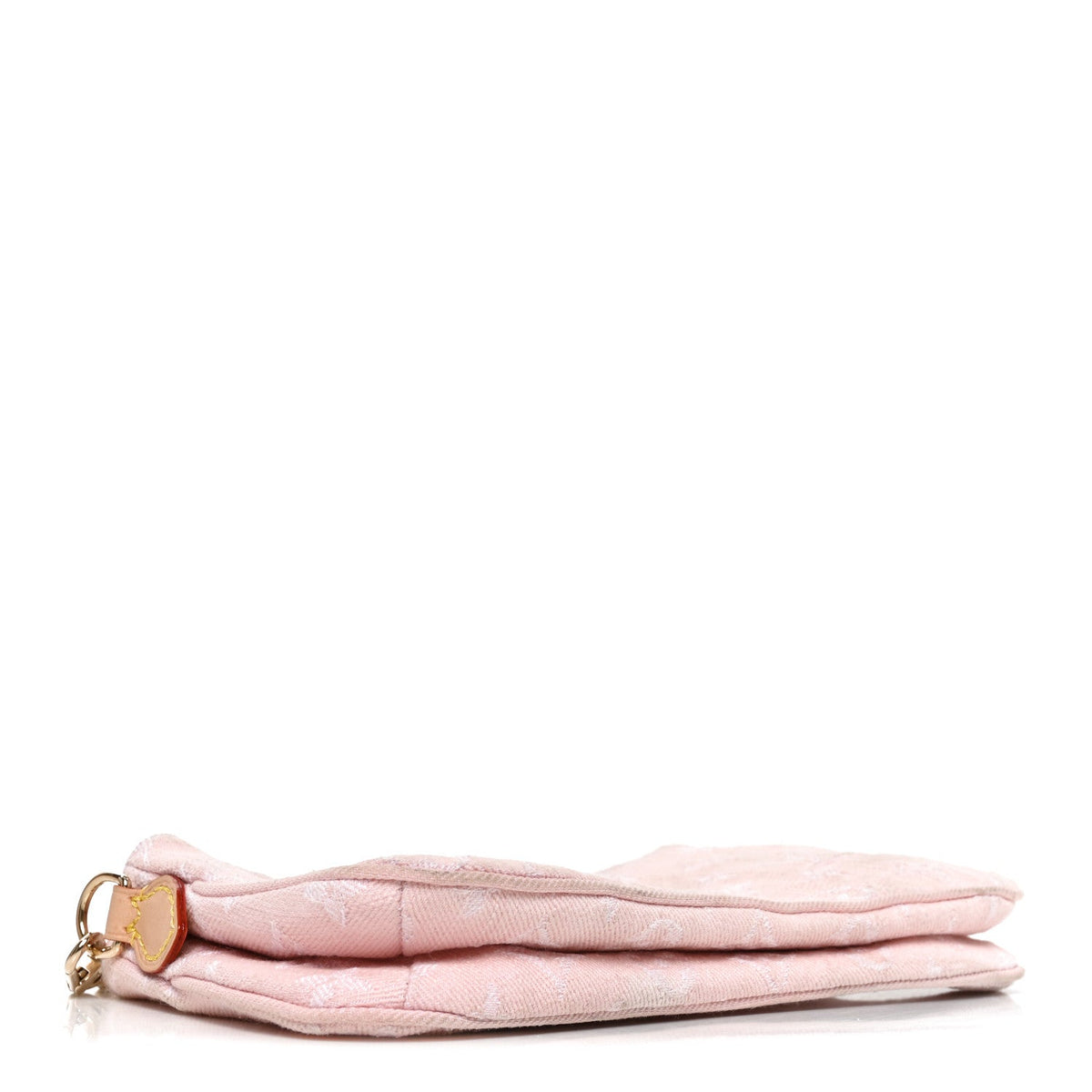 Monogram Denim Liv Pochette Washed Pink