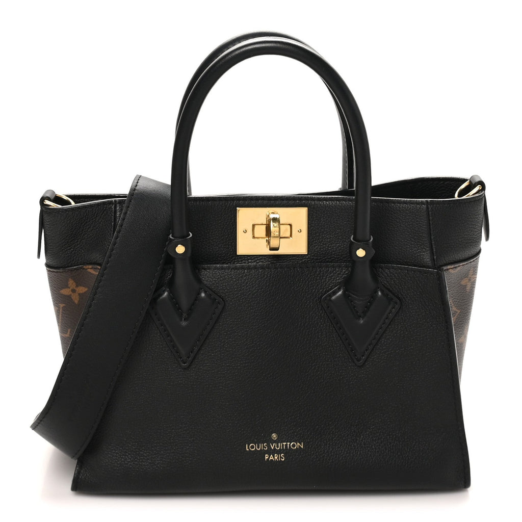 Calfskin Monogram On My Side PM Black