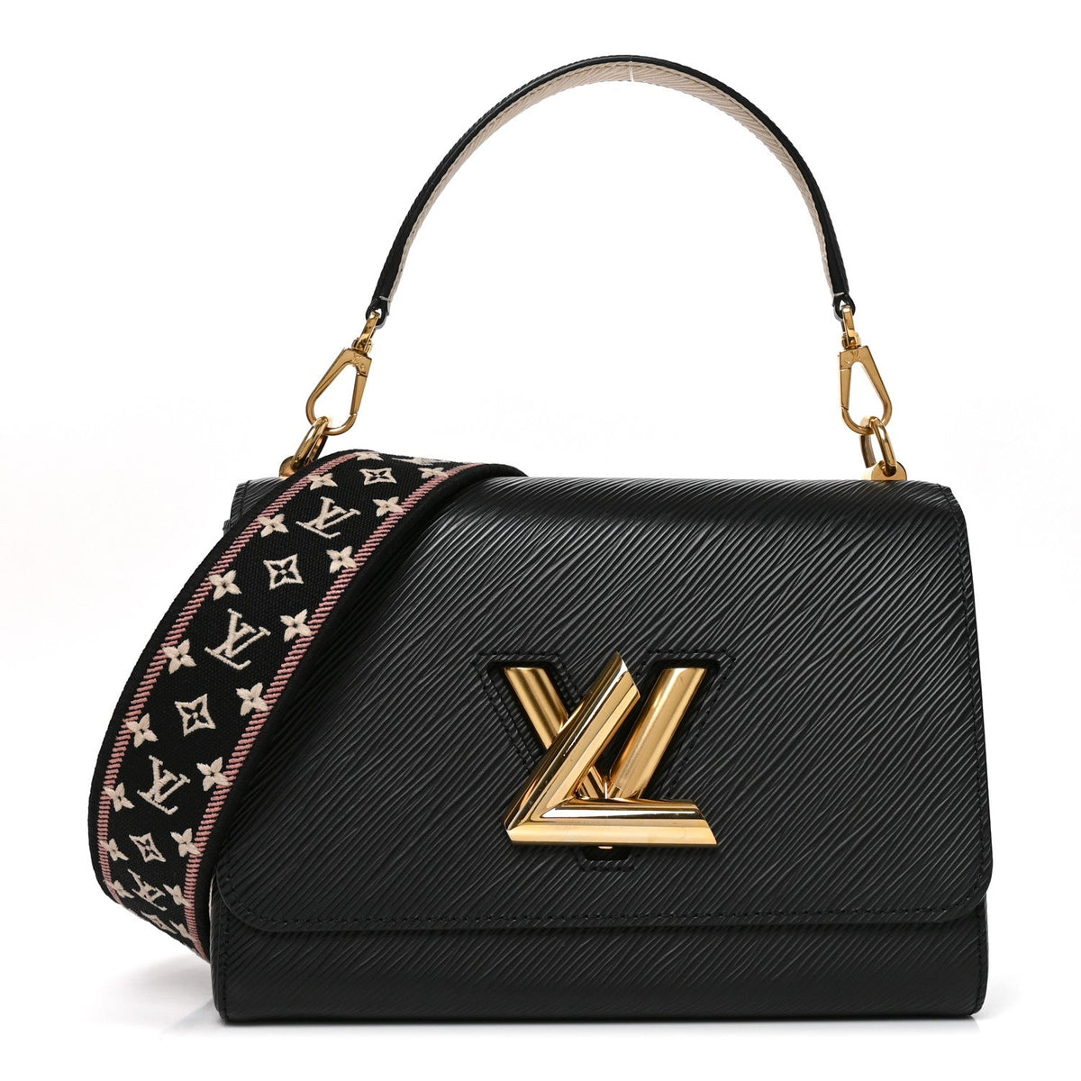 Epi Monogram Flower Twist MM Black