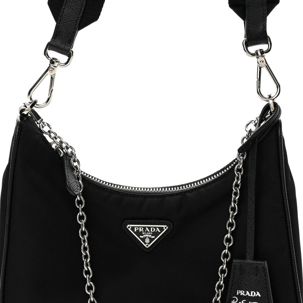 Nylon Re-Edition 2005 Shoulder Bag Black