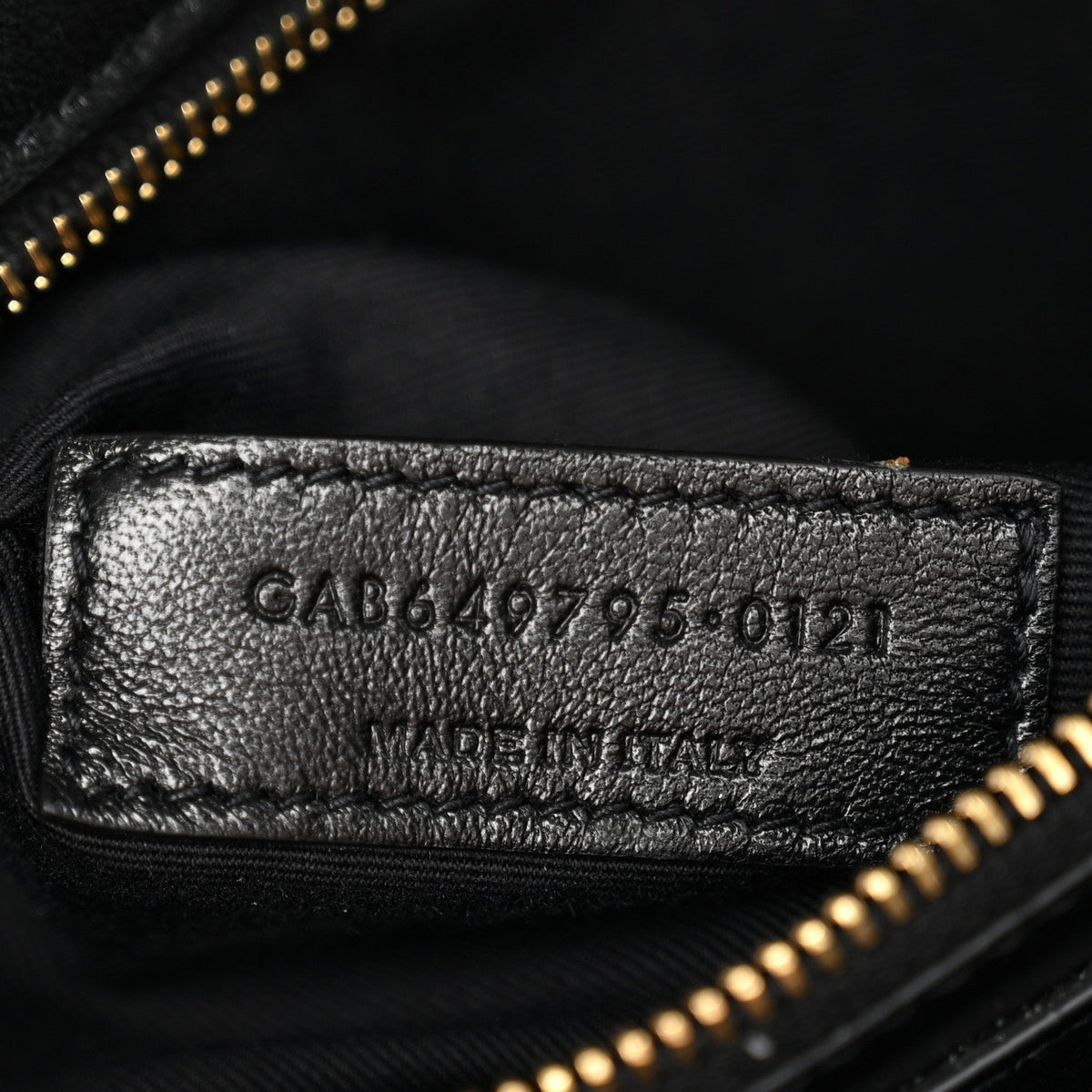 Smooth Calfskin Le Maillon Satchel Black