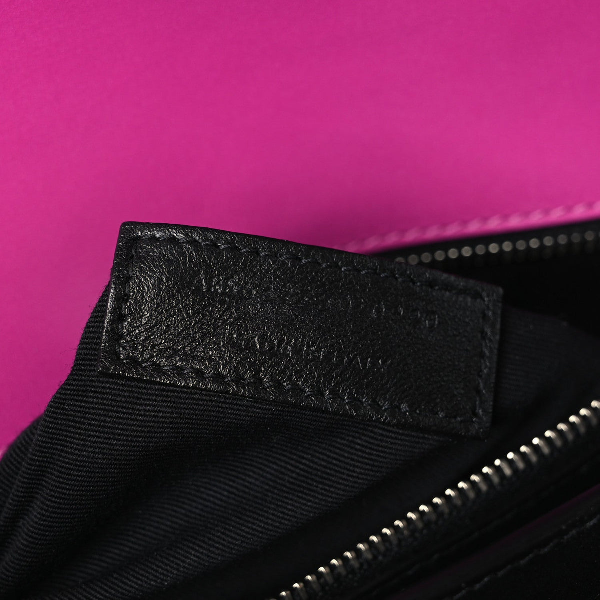 Smooth Calfskin Monogram Cassandra Clasp Bag Electric Fuchsia