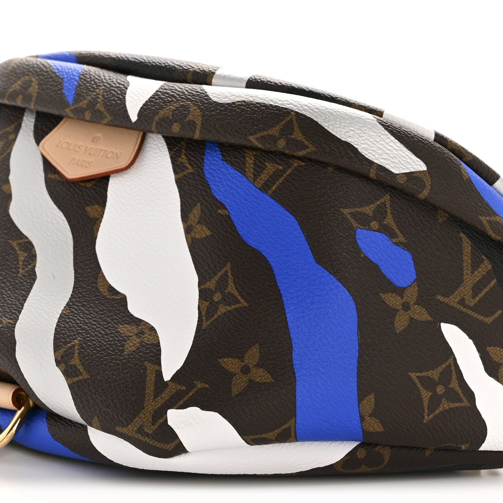 x LOL Monogram Bumbag Blue Silver