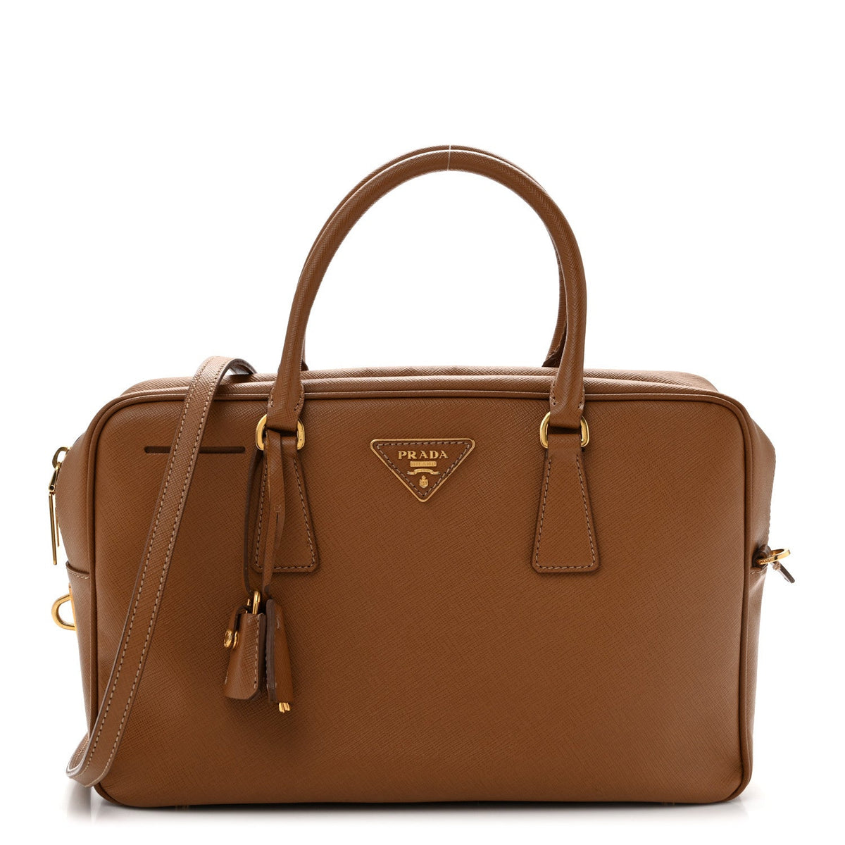 Saffiano Lux Bauletto Caramel