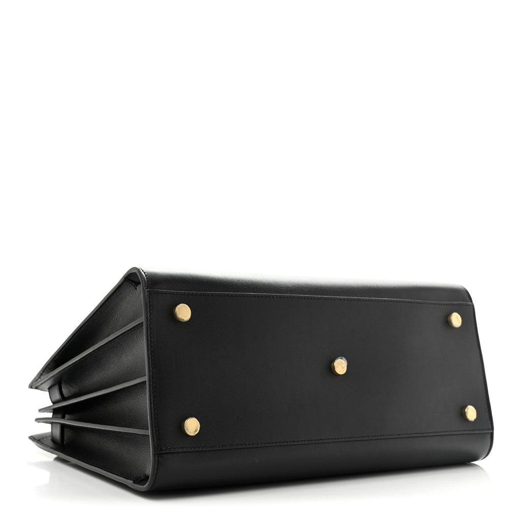 Smooth Calfskin Small Sac De Jour Black