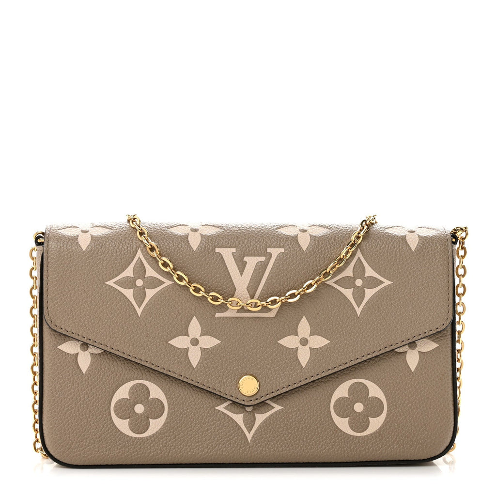 Empreinte Monogram Giant Felicie Pochette Tourterelle Creme