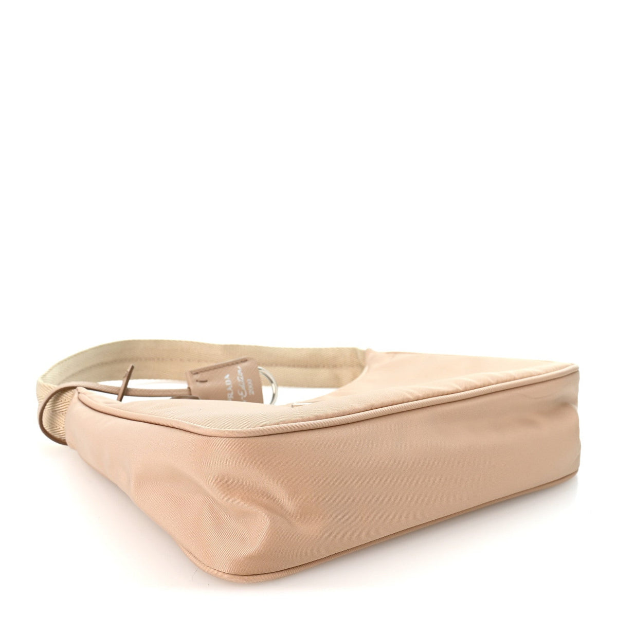 Re-Nylon Saffiano Mini Re-Edition 2000 Bag Cammeo