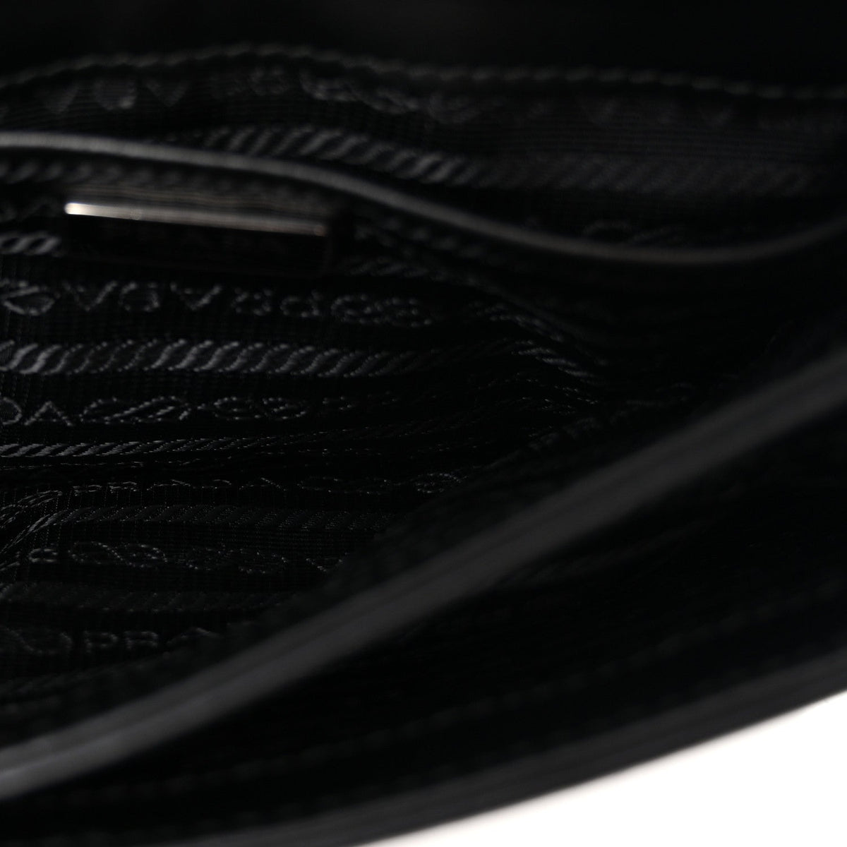 Saffiano Soft Calf Chain Crossbody Bag Black