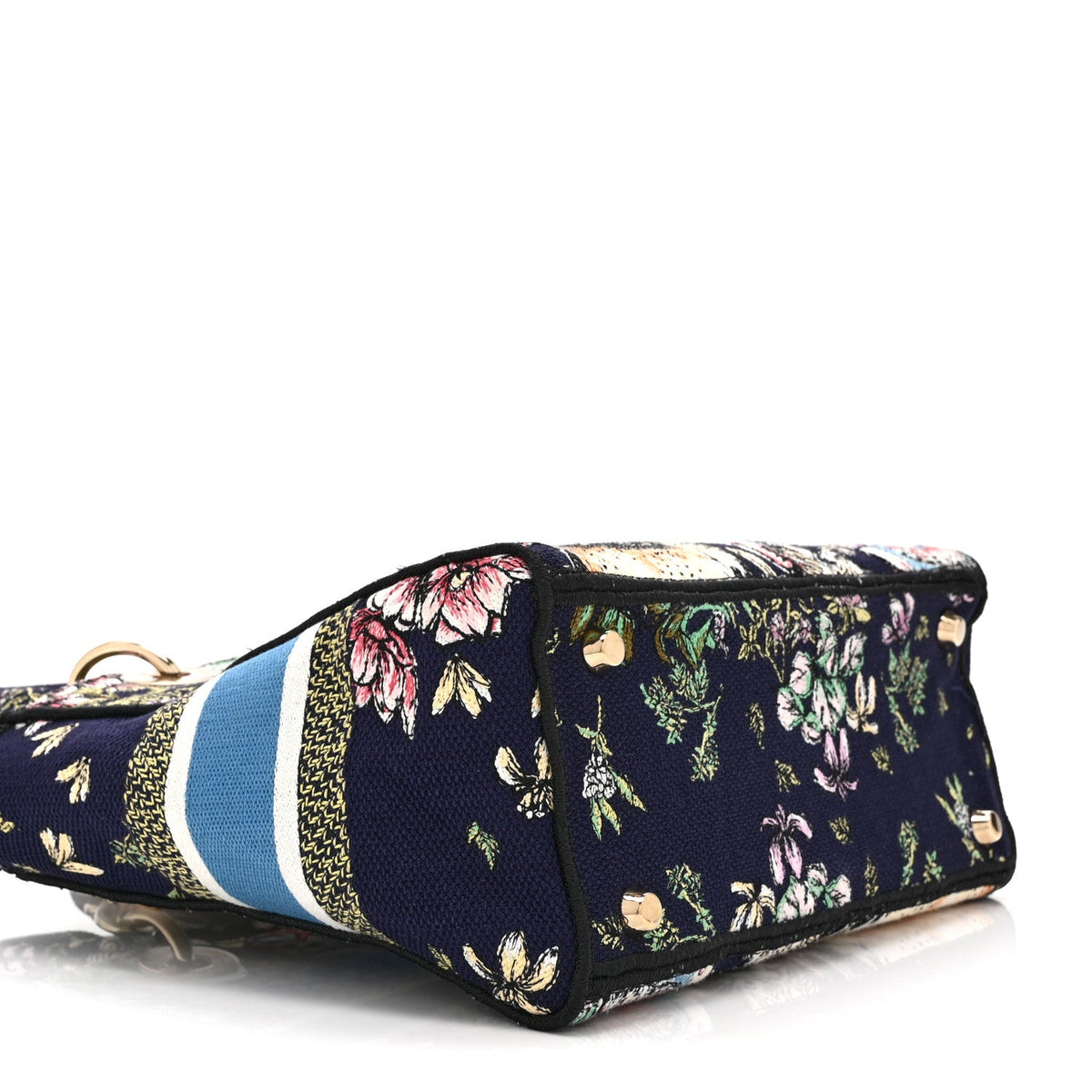 Canvas D-Constellation Embroidered Medium Lady D-Lite Bleu Multicolor