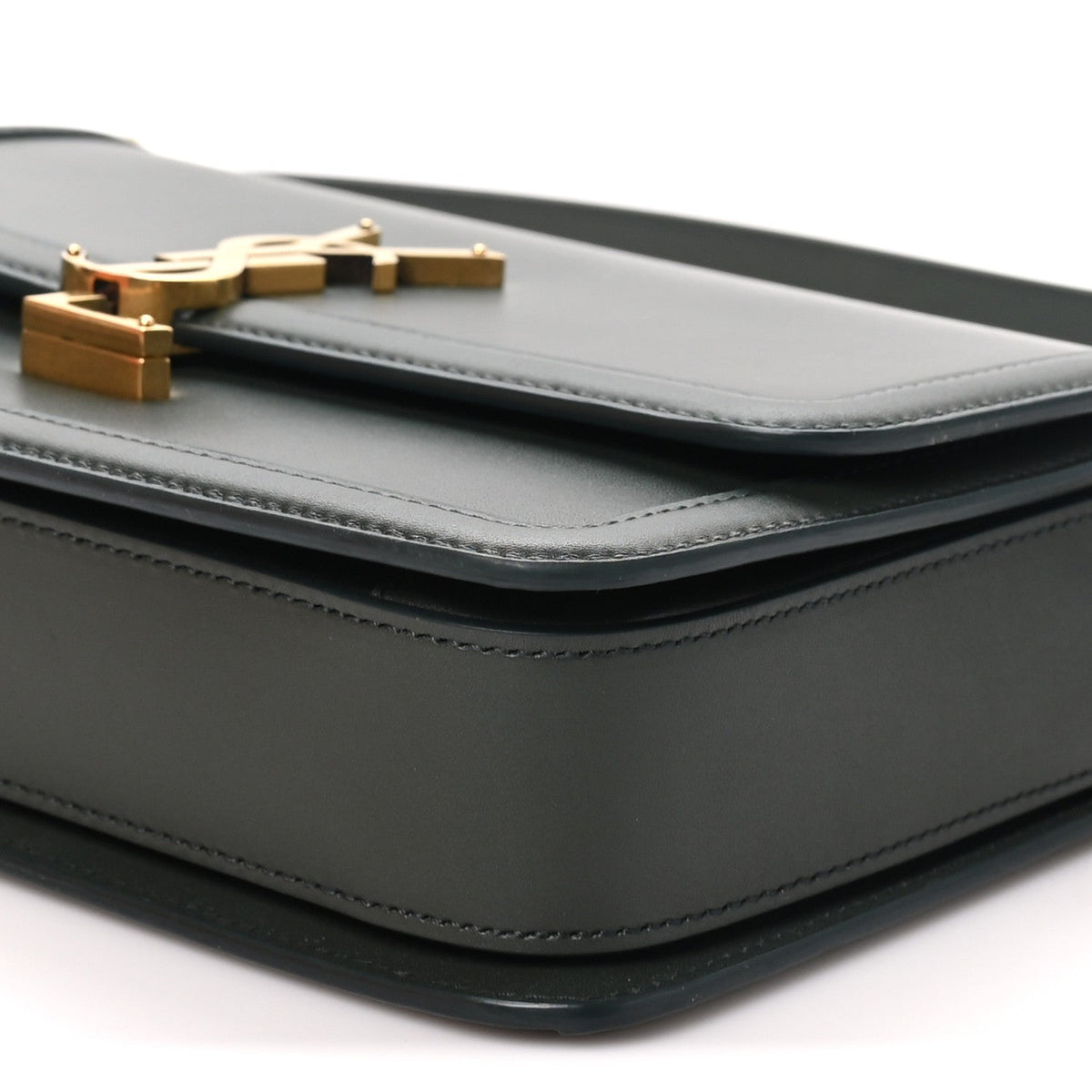 Box Calfskin Monogram Medium Solferino Satchel Vert Fonce
