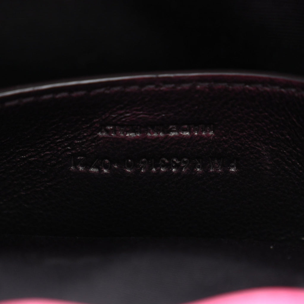 Boucle Tweed Monogram Baby Niki Chain Satchel Pink