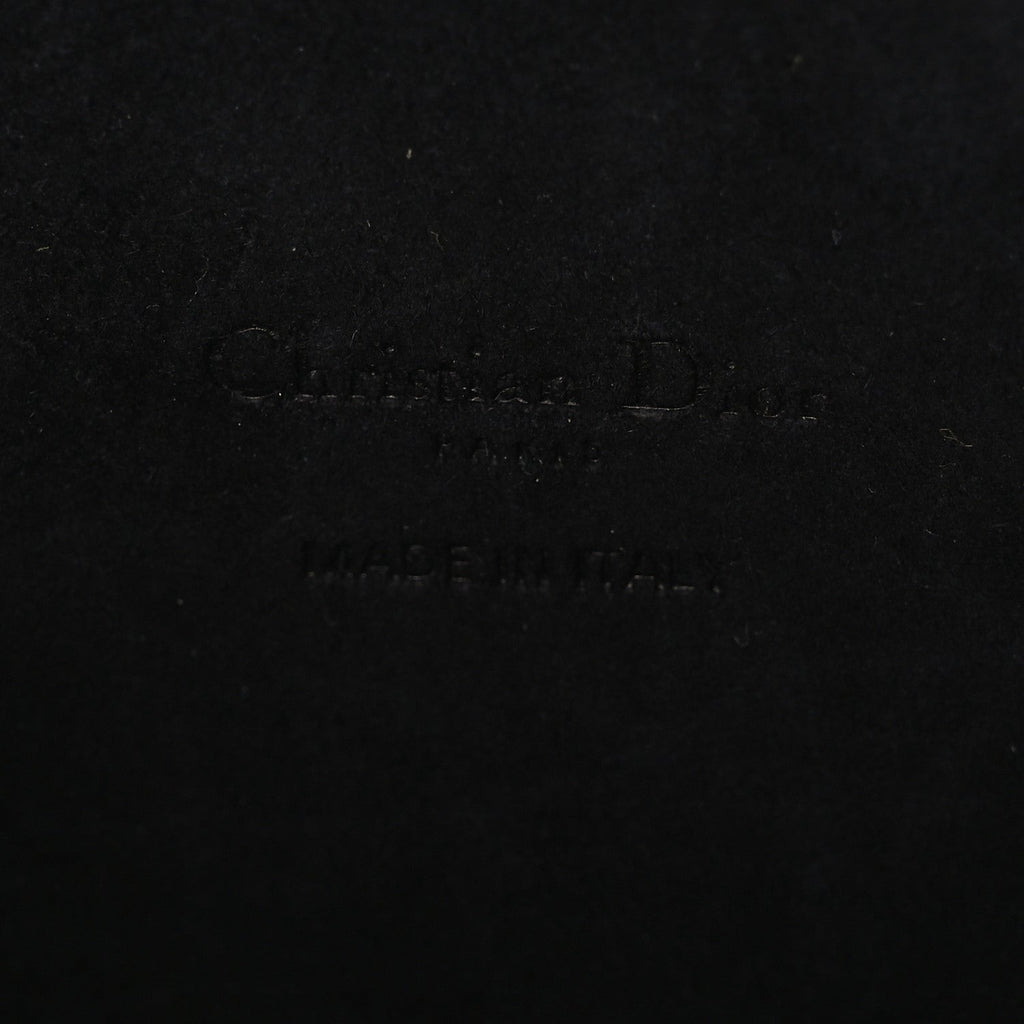 Grained Calfskin Caro Double Pouch Black