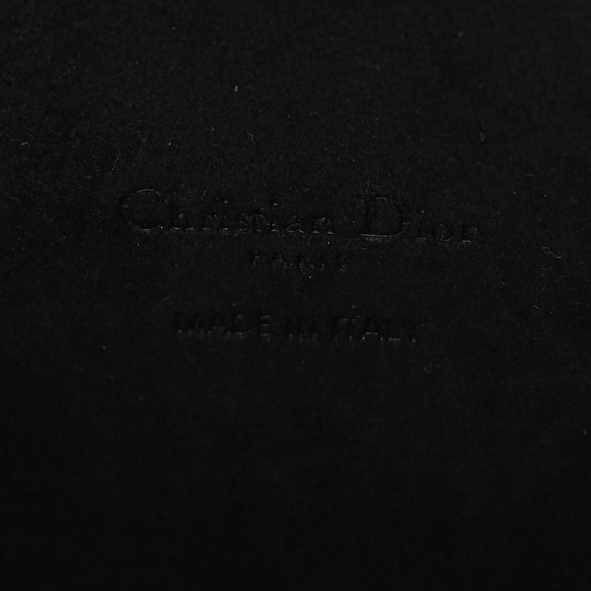 Grained Calfskin Caro Double Pouch Black