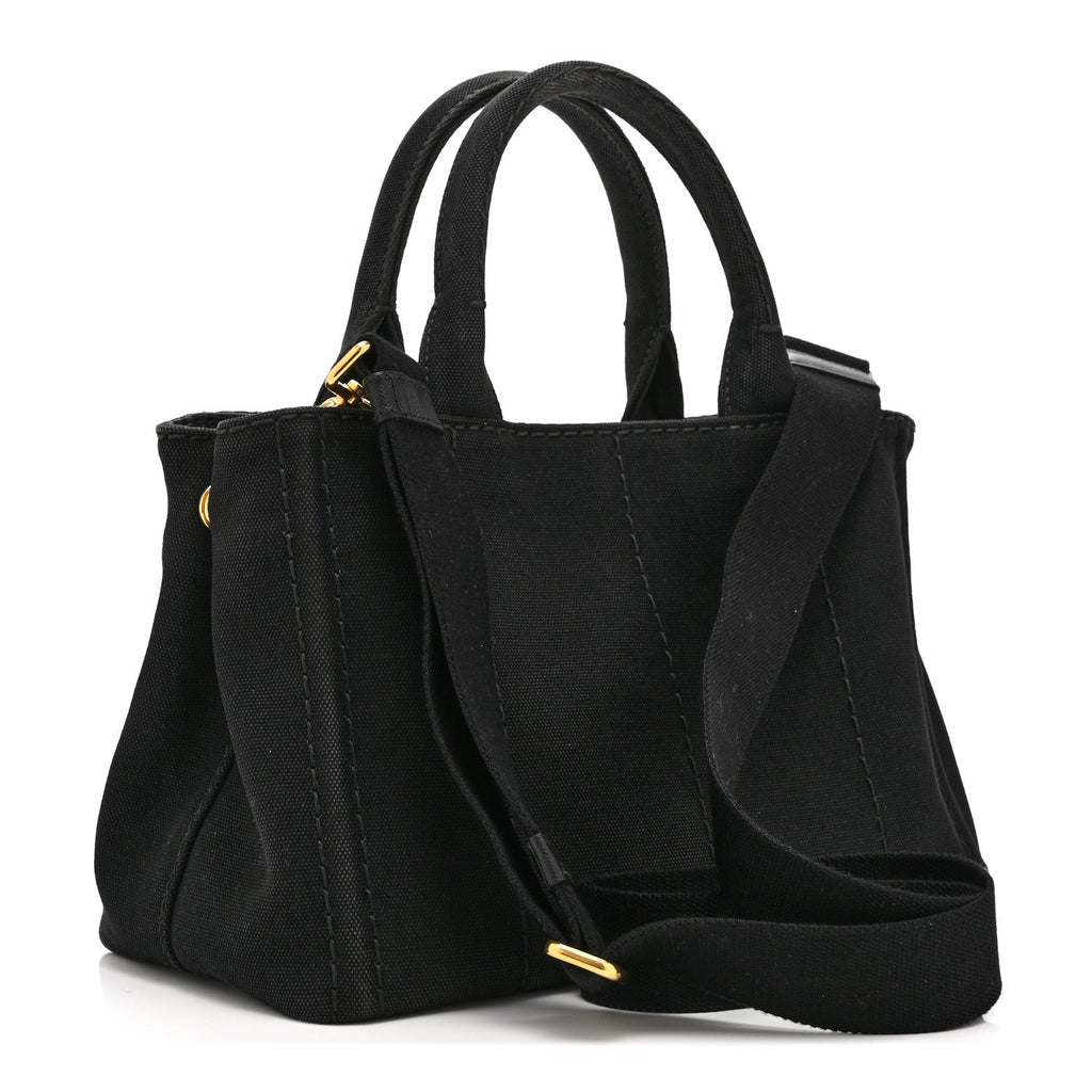 Canapa Small Logo Tote Black