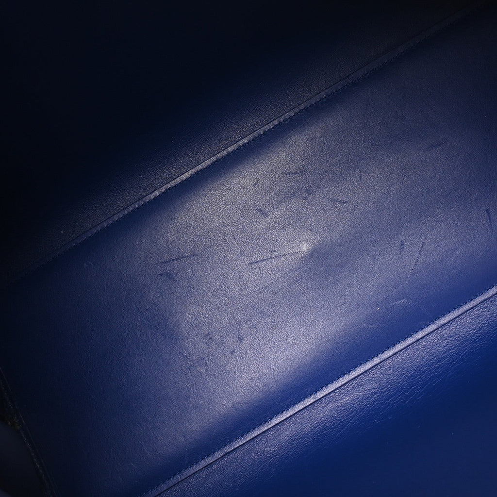 Grained Calfskin Small Sac De Jour Outremer