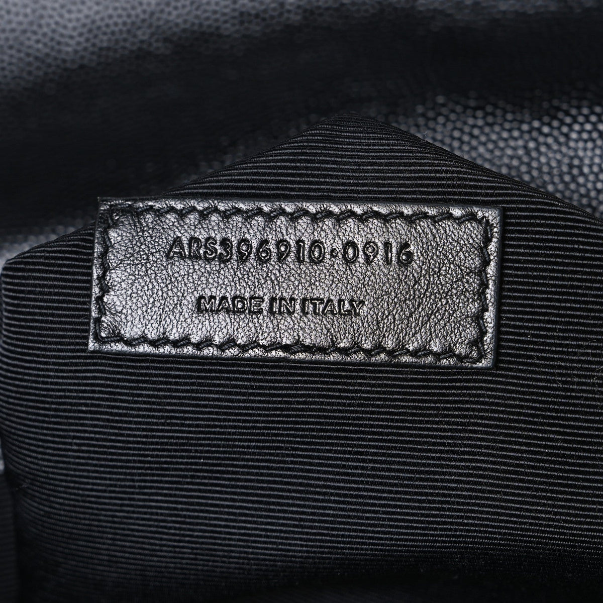 Grain De Poudre Matelasse Chevron Large Monogram Satchel Black