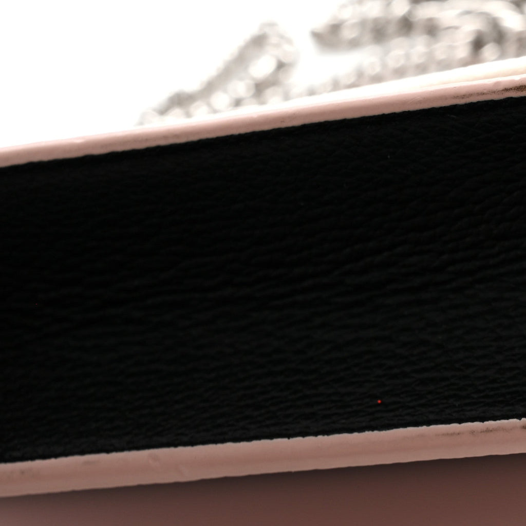 Calfskin Mylockme Chain Pochette Rose Ballet White